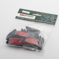 EPMAN voiture ABS toit noir aileron de requin aileron aile vortex générateur universel 10 pièces/PAK EP-SYQ199
