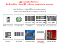 Escáner de Código de Barras Integrado USB Rakinda 2D QR de Alto Rendimiento
