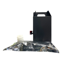 Capacité de stockage de liquide anti-brûlure en aluminium et Transparent, 3l, 5l, 10l, 20l, sac à bavoir, distributeur en boîte