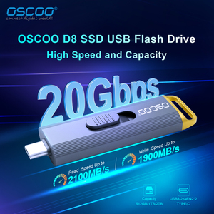 Unidad Flash USB SSD OSCOO de 2 TB al por Mayor para iPhone y iPad, Nueva Unidad Flash USB SSD de 2 TB con Sistema Push and Pull - Product Image 3