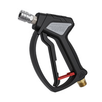 Pistolet de pulvérisation haute pression transparent avec raccord rapide 3/8 M22, pistolet à eau haute pression 250 bar 3700 psi