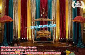 Arabian Wedding Embroidered <b>Backdrops</b> for Mehndi Muslim Nikah Wedding Embroidered <b>Backdrops</b> Exclusive Mehndi Function <b>Backdrops</b> - Product Image 2