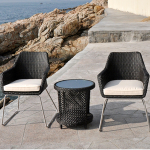 Contemporáneo Patio jardín cómodo <span class=keywords><strong>de</strong></span> mimbre al aire libre <span class=keywords><strong>muebles</strong></span> <span class=keywords><strong>de</strong></span> dos plazas <span class=keywords><strong>de</strong></span> ocio Silla <span class=keywords><strong>de</strong></span> mesa - Product Image 1