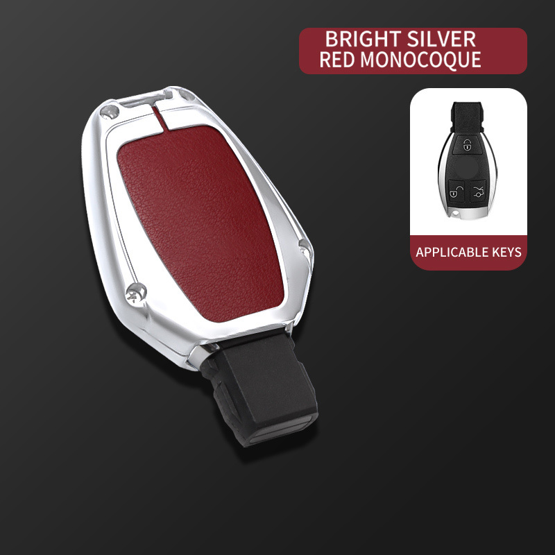 Guscio singolo rosso argento brillante