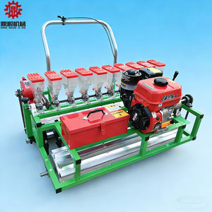 Máquina sembradora de verduras de 10 filas alimentada por gasolina, repollo, lechuga, apio, cebolletas, hierba, máquina plantadora de semillas de partículas pequeñas - Product Image 1