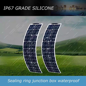 <span class=keywords><strong>Panneau</strong></span> <span class=keywords><strong>solaire</strong></span> monocristallin semi-flexible Kucher 50W PET, efficacité 23%, étanche, design <span class=keywords><strong>pliable</strong></span>, noir, <span class=keywords><strong>pour</strong></span> <span class=keywords><strong>camping</strong></span>-<span class=keywords><strong>car</strong></span>, USB rapide - Product Image 2