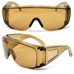 Gafas de Seguridad Dentales Antivaho, de Policarbonato Ámbar, Montura Completa, Protección Médica y Quirúrgica - Product Image 2