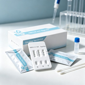 Kits <span class=keywords><strong>de</strong></span> Pruebas Rápidas para Detección <span class=keywords><strong>de</strong></span> ETS al por Mayor, Kits <span class=keywords><strong>de</strong></span> Prueba Rápida Combinada para VPH 1/2, <span class=keywords><strong>VIH</strong></span> y Sífilis, 1 Unidad - Product Image 1