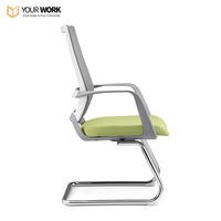 Chaise de bureau ergonomique réglable en maille grise, chaise de direction pivotante de luxe, siège complet, dossier confortable, design moderne, aluminium