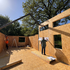 Casa Prefabbricata OSB SIP ad Alto Isolamento, Design Energeticamente Efficiente, Casa <span class=keywords><strong>A</strong></span>-Frame Compatta per Giardino e <span class=keywords><strong>Vacanze</strong></span> con Rivestimento Metallico Durevole - Product Image 4