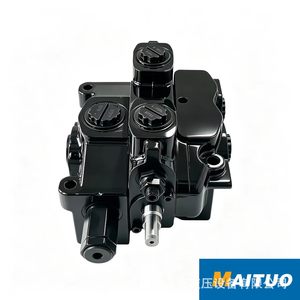 Vanne hydraulique manuelle multi-directionnelle Texas Maxtor VG20 280 bars 180 L/min en fonte pour grue de véhicule sanitaire - Product Image 4
