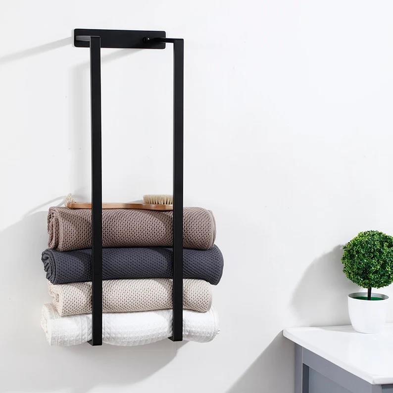 Органайзер для ванной комнаты, настенный держатель для полотенец, настенный держатель для полотенец