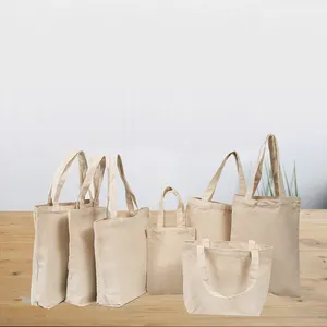 La promozione Shopping Bag 100% Tela di Cotone Tote Borse Con Stampa Personalizzata Logo Personalizzato Logo In Bianco di Cotone Sacchetto di Acquisto Pieghevole