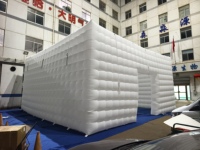 Kiosque photo portable en forme d'appareil photo, structure publicitaire gonflable avec tente LED et toile de fond