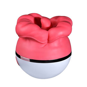 Vibrador con Lengua Grande para Lamer Pezones y Clítoris, Juguetes Estimulantes Hechos de Silicona, Varias Frecuencias de Vibración - Product Image 2