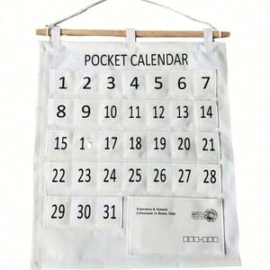 Bolsa de Almacenamiento Plegable de Lona de Algodón Personalizada, Novedad de 2023, para Colgar en la Pared, para Uso en el Baño de Niños - Product Image 1