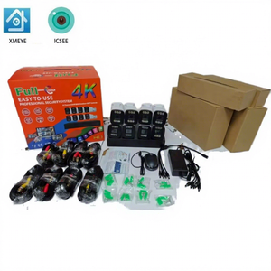 ชุดกล้องวงจรปิด Xmeye ICSEE DVR XVR 8 ตัว พร้อมส่งจากโรงงาน กล้องทรงกระบอก สีคมชัด กันน้ำ IP67 สำหรับร้านค้าและบ้าน - Product Image 1