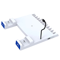 PG-P5S009 pour PS5 double siège disque de charge support de stockage casque cintre Base de charge pour PS5 Slim Console
