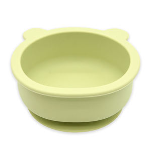 Adesivo de silicone antiderrapante para bebês, tigela para alimentação de bebês e crianças, sem bpa, bonito e antiderrapante forma de urso - Product Image 4