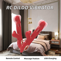 USB Magnetic Charging Fernbedienung Vibrator Dildo Real Thrust ing G Spotter Massage Sexspielzeug für Frauen Paare Körper anwendung