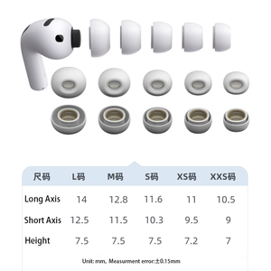 Adaptadores <span class=keywords><strong>de</strong></span> Silicona Ecológicos para Auriculares <span class=keywords><strong>Airpods</strong></span> <span class=keywords><strong>Pro</strong></span> 3ª Gen, Cancelación <span class=keywords><strong>de</strong></span> Ruido y <span class=keywords><strong>Estuche</strong></span> <span class=keywords><strong>de</strong></span> <span class=keywords><strong>Carga</strong></span> - Product Image 2