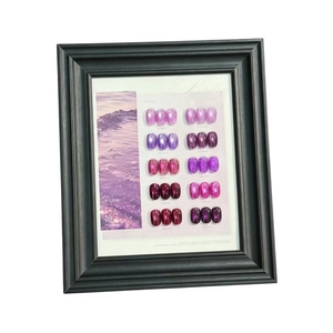 Rabia 10 Couleurs Violet Starwave Glass Bead Purple Cat Eye Gel Soak Off UV Gel pour Salon de Manucure Professionnel - Product Image 6
