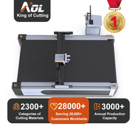 Mesin Pemotong Kain Kulit Tekstil Presisi Tinggi AOL CNC Dengan Garansi 3 Tahun