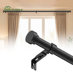YIJIALE - Barra de Cortina Extensible de 0.46-3.66m, Fácil de Instalar, Precio de Fábrica, para Ventanas del Hogar - Product Image 1