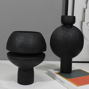 Novo Estilo Chinês Charmoso, Ornamentos de Resina Criativa em Geometria com Efeito de Rachadura, Simplicidade Moderna para Mesa de Jantar e Entrada - Product Image 3