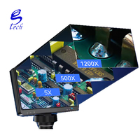 Digital USB Microscope DM9 1200X 1080P LCD Video Microscope for Adult Electronica Soldering PC View Coin Magnifier