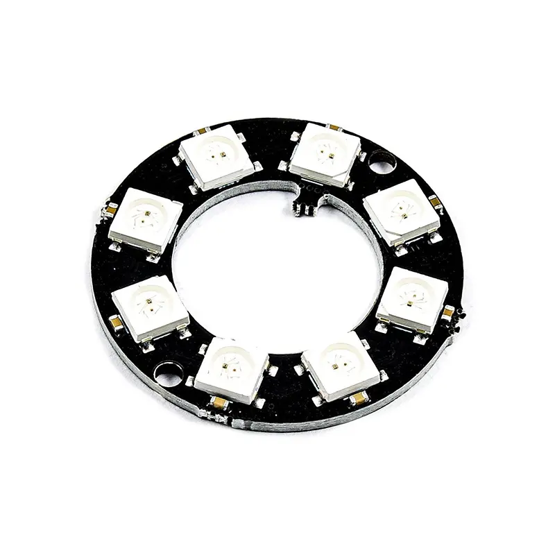 8 บิต LEDs WS2812 ชิป WS2812 5050 RGB LED Strip แหวนโคมไฟในตัว Driver RGB แหวนพัฒนา LED โมดูล
