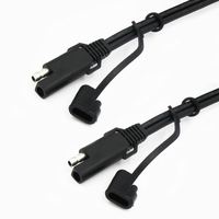 Sae Stekker Connector Extension Quick Car Solar Plug Automotive Diy Kabel Staartjes Batterij Opladen Kabel