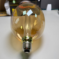 Ampoule LED Edison E27 3W, lampe à filament rétro, verre ambré, 1800-2200K, blanc chaud, éclairage décoratif pour la maison, le café
