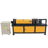 Machine de redressage et de découpe automatique d'acier à conversion de fréquence CNC
