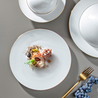 YAYU — service de vaisselle en porcelaine française blanche,, produit haut de gamme, service de vaisselle allemande en céramique, os fin, chine, vaisselle personnalisée