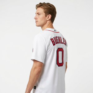 Camisetas de Béisbol OEM Personalizadas con su Propio Diseño, Impresión por Transferencia de Calor, Cosidas, Transpirables, Tallas Grandes para Adultos, 100% Poliéster - Product Image 5