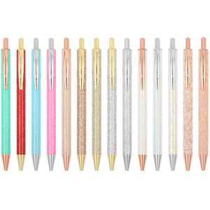 Bolígrafo metálico de alta calidad personalizado Bling Flash Light para bodas Selección multicolor para promoción Premium - Product Image 6