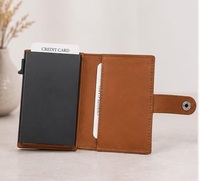 Dompet Kulit Logo Kustom Berkualitas Tinggi untuk Pria dengan Keahlian Premium Harga Terbaik