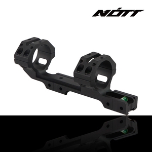 ขาตั้งกล้องแบบชิ้นเดียว NOTT, ความสูง 1.14 นิ้ว, อลูมิเนียมน้ำหนักเบาสำหรับการล่าสัตว์และเลนส์ความแม่นยำสูง, พร้อมระดับน้ำในตัว - Product Image 3