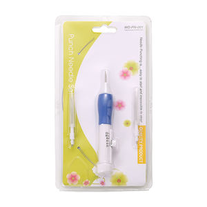 JP accesorios <span class=keywords><strong>de</strong></span> bordado ajustables aguja Diy Poke flor tejer ganchillo alfombra rusa gancho herramienta perforar aguja pluma - Product Image 6