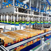 Machine d'emballage de cartons robotisée automatique à chargement par le haut et système de placement de composants