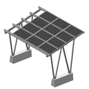 Système de <span class=keywords><strong>montage</strong></span> de carport solaire à installation rapide, avec éléments préfabriqués et composants adaptés, conçu pour les professionnels de la pose sur les sites de stationnement - Product Image 4