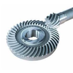 Engranajes cónicos de 90 grados Nuevo diseño Engranaje cónico pequeño Retroexcavadora Cargador Componente Engranaje cónico de dirección - Product Image 1