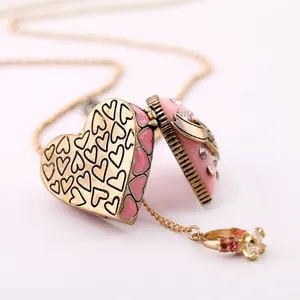 xl02114 Aroma Ladies Gold Color Pendant Charms Jewelry Blanks Photos Sublimation Locket Necklaces