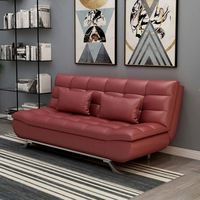 2026 GEDO Sofá Cama Plegable de 90 Grados de Cuero de Lujo de Alta Calidad para Sala de Estar