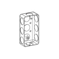 Boîtier de jonction en acier galvanisé homologué IP65 de 4"X2"X2-1/8" avec conduit Ko'S Handy Extension en métal étiré