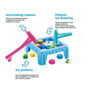 Giocattoli fortunati giocattoli educativi Desktop Puzzle rompighiaccio giochi pinguino giochi da tavolo gioco interazione genitore-bambino - Product Image 2