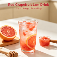 Lotlong Fabrikant OEM ODM Aanpasbare Rode Grapefruit Drankjam voor Commerciële & Huishoudelijke Drankbereiding Dessert Topping