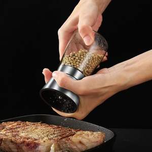 1688 Agent achat ménage sel poivre moulin broyeur épices verre <span class=keywords><strong>Muller</strong></span> main moulin meulage bouteille cuisine Gadgets verre outils - Product Image 2
