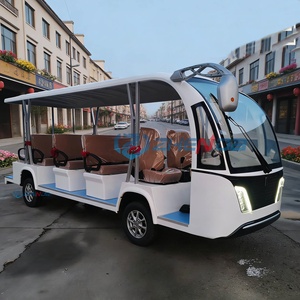 Luxurious Electric <b>White</b> Tourist 14 Seats Sightseeing Sumptuous Passenger Shuttle <b>Trolley</b> Bus Best Price for Sale - Product Image 6